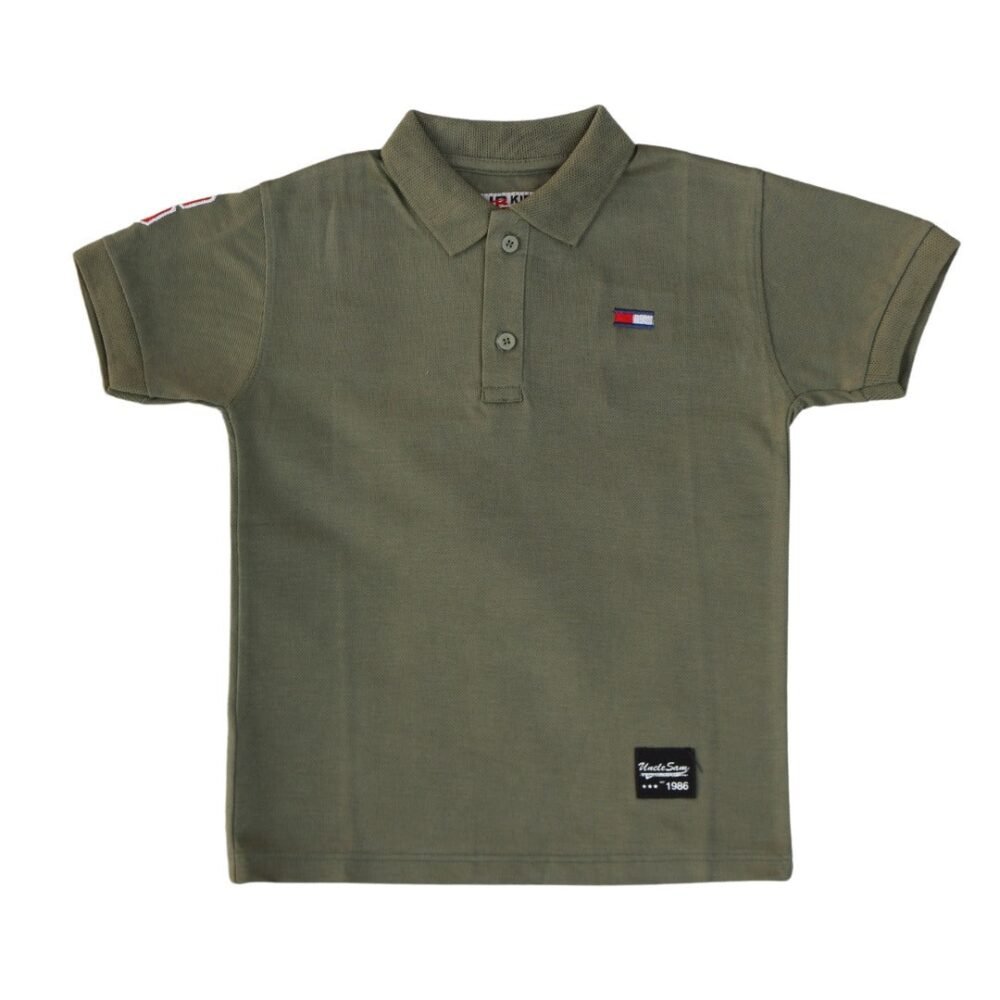 Boys Half Sleeves Polo T-Shirt - Image 4