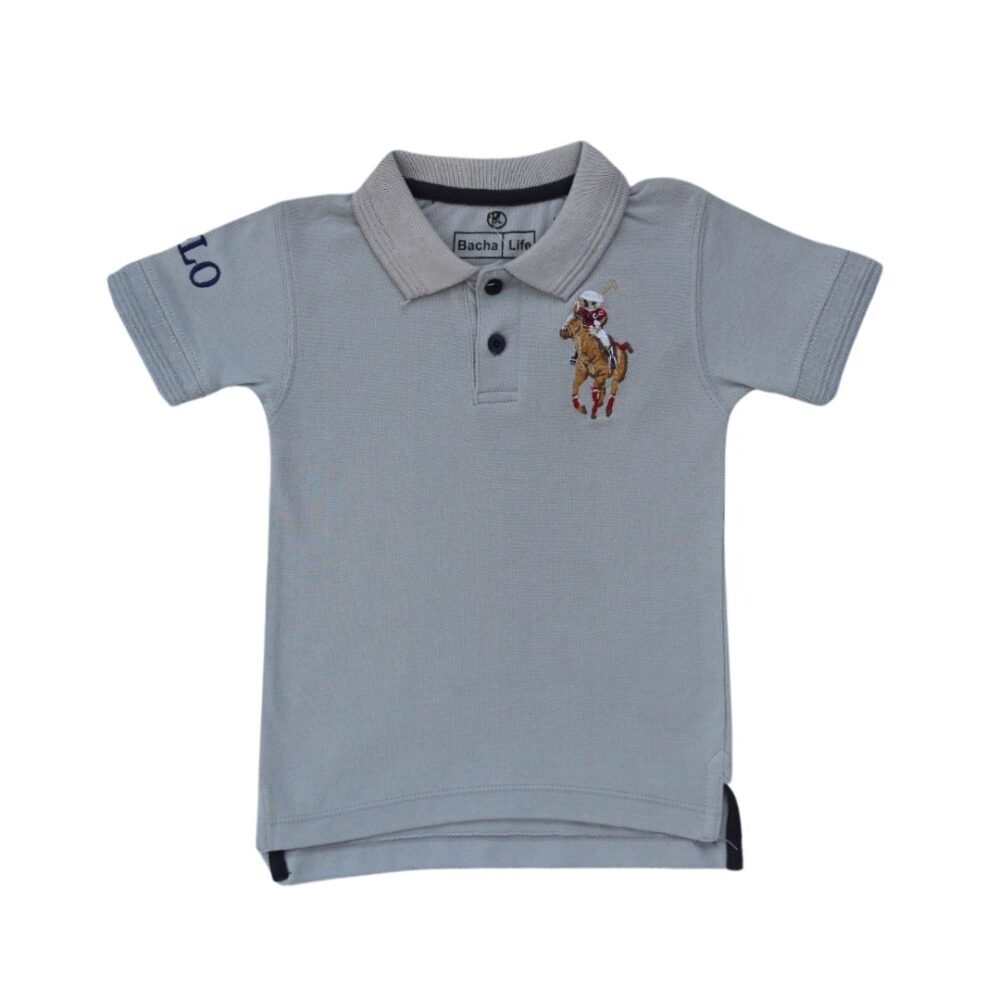 Boys Half Sleeves Polo T-Shrit
