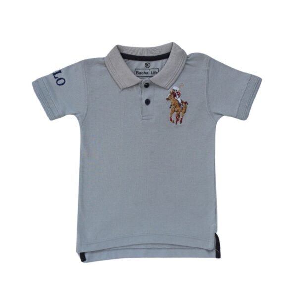 Boys Half Sleeves Polo T-Shrit
