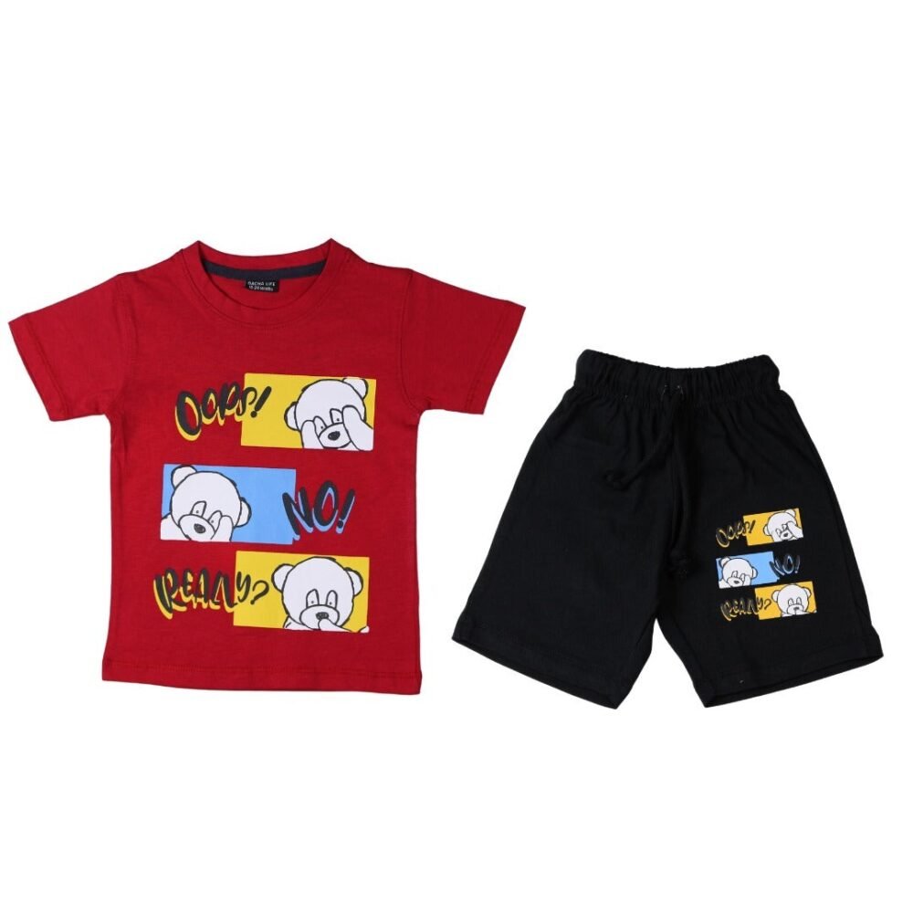 Boys Half Sleeves 2 Piece Suit - Image 3