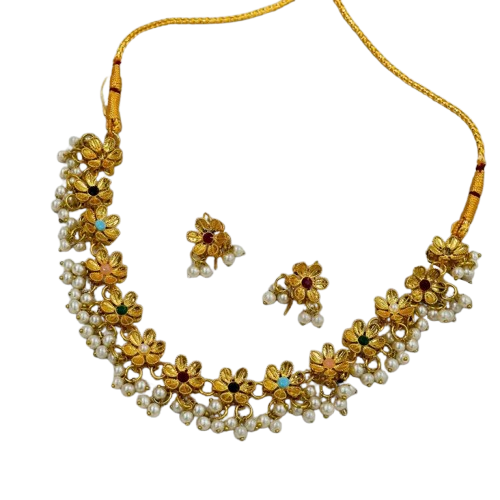 Flower Necklace Set