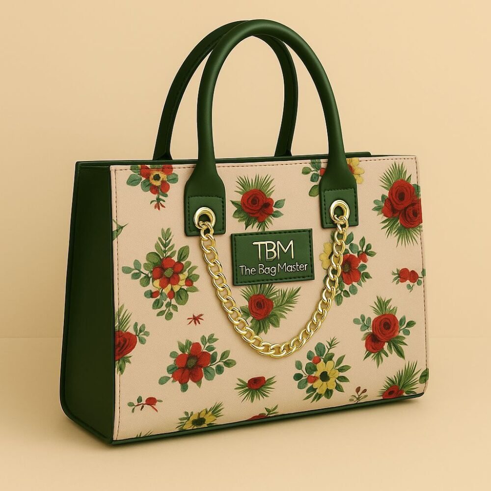 FLORAL PRINT TOTEBAG - Image 4