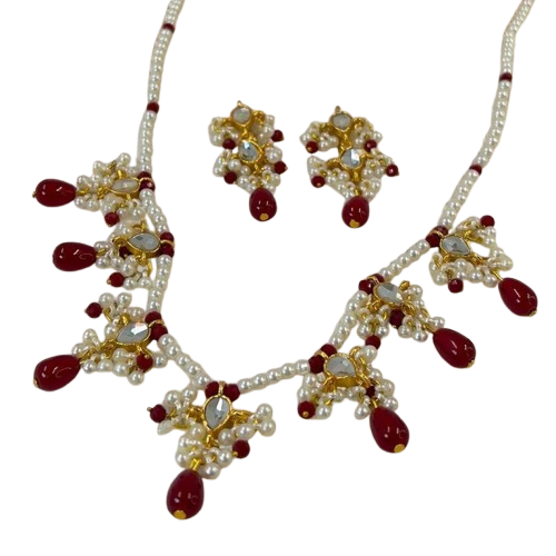Pearl Drop Necklace Set