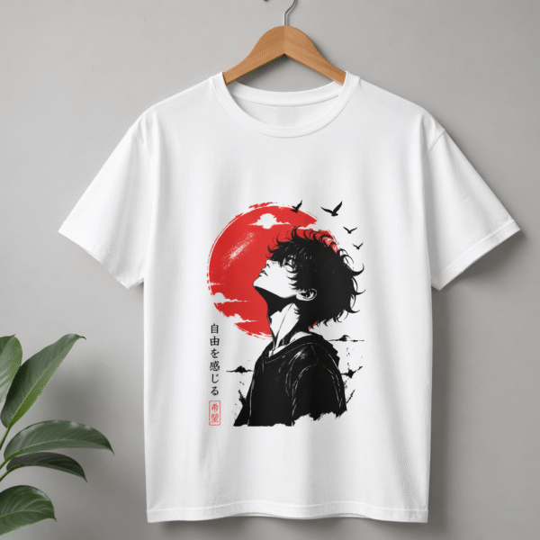 Drop Shoulder Printed Tee